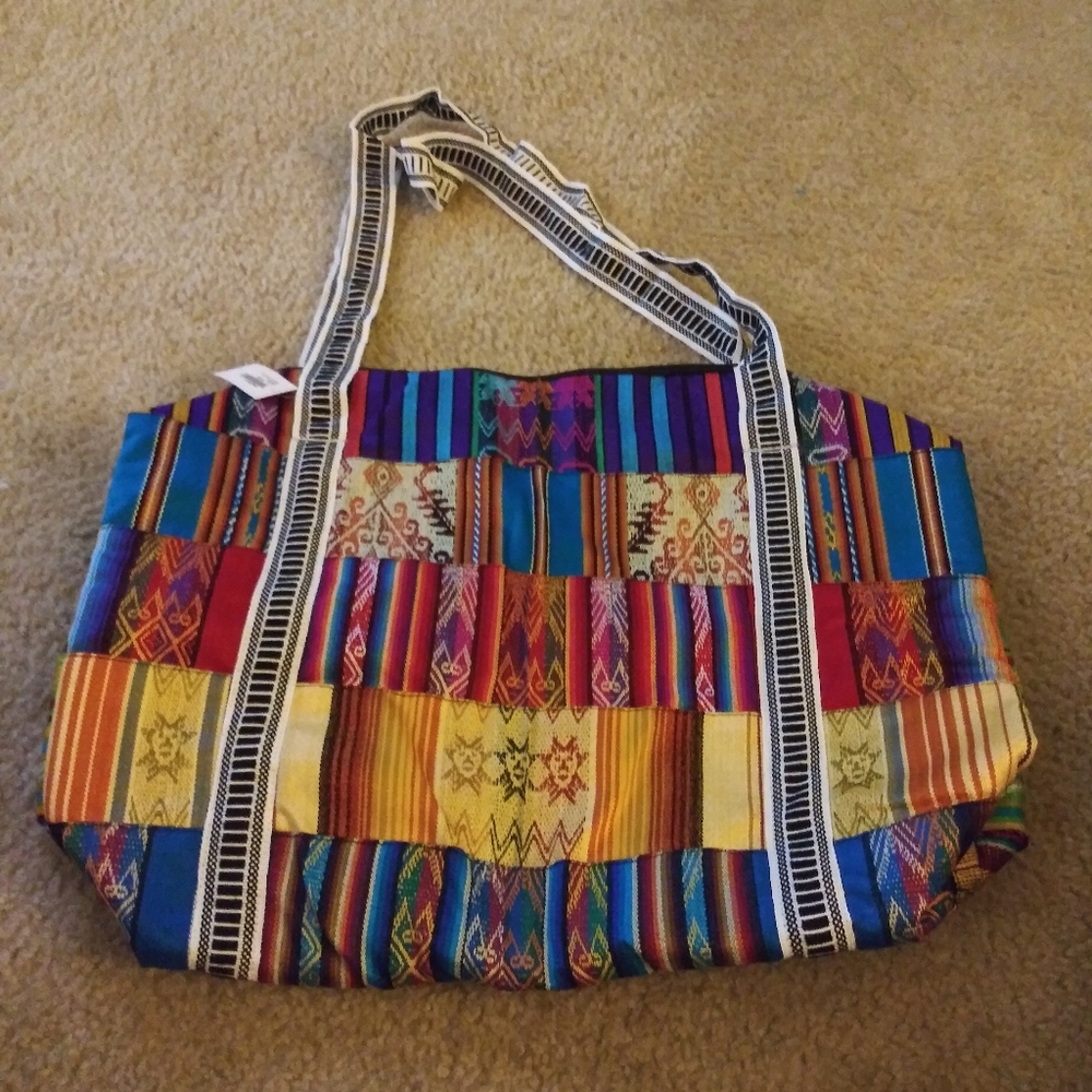 New with tags Authentic woven boho bag
